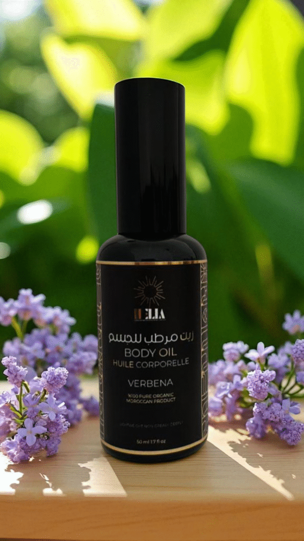 Huile Corporelle Argan & Verveine – Fraîcheur & Vitalité Naturelle